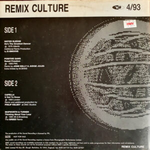 Various – Remix Culture 4/93 (Vinyl 12" 33 ⅓ RPM, 1993)