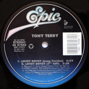 Tony Terry – Lovey Dovey (Vinyl 12" 33 ⅓ RPM Stereo, 1987)