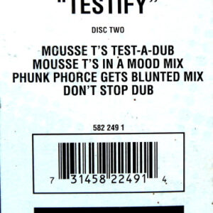Urban Blues Project – Testify (Vinyl 12" 33 ⅓ RPM, 1997)