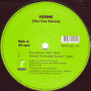 Kenne – You Can Dance (Vinyl 12" 45 RPM, 2002)
