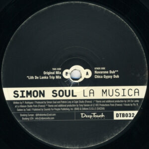 Simon Soul – La Musica (Vinyl 12", 2004)