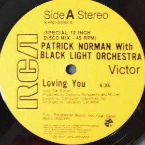 Patrick Norman – Loving You (Vinyl 12" 45 RPM, 1977)