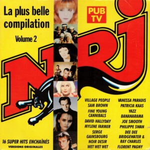 Various – NRJ La Plus Belle Compilation Volume 2 (Vinyl LP Compilation Mixed, 1989)