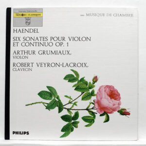 Georg Friedrich Händel – Six Sonates Pour Violon Et Clavecin, Op. 1 (Vinyl LP Stereo, 1966)