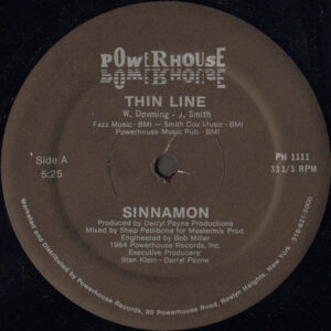 Sinnamon – Thin Line (Vinyl 12" 33 ⅓ RPM, 1984)