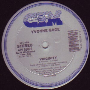 Yvonne Gage – Virginity (Vinyl 12" 33 ⅓ RPM, 1984)