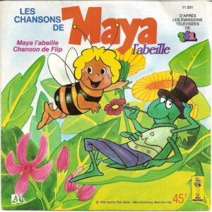 Various – Les Chansons De Maya L'abeille (Vinyl 7" 45 RPM Single Repress Stereo, 1978)