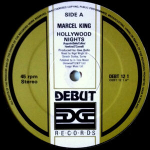 Marcel King – Hollywood Nights (Vinyl 12" 45 RPM, 1985)