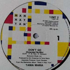 Tania Maria – Don't Go (Vinyl 12" 45 RPM, 1985)