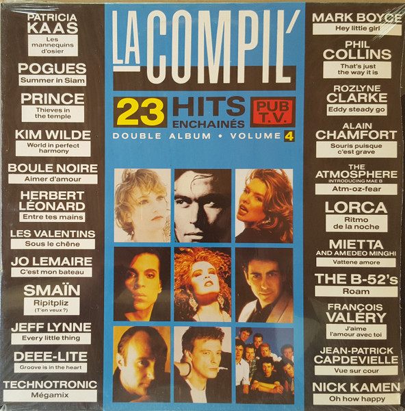 Various – La Compil' Volume 4 (Vinyl LP Compilation, 1990)